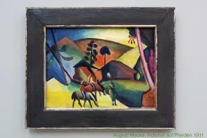 August Macke, Indians on Horses 1911
