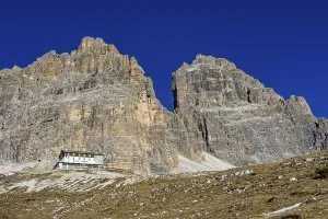 Auronzo chalet on Tre Cime di Lavaredo mountain