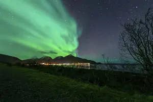 Aurora borealis at Tromvik, Norway