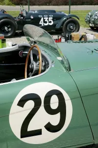 Austin Healey vintage car, car race