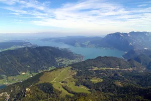 Austria, View from the Schafberg, Austria, Europe