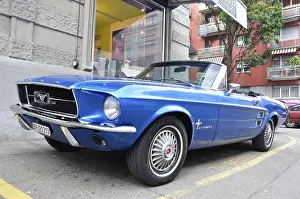 Auto, Oldtimer, Ford Mustang, Verkehr