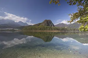 Autumn mood at lake Almsee, Gruenau