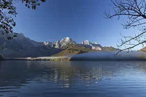 Autumn mood at lake Almsee, Gruenau