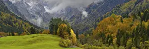 Autumn in the Trettachtal, near Oberstdorf