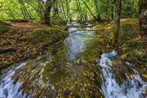 Autumn trip to Croatia, the park Plitvice Lakes