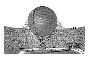 Aviation: the balloon by Henri Giffard
