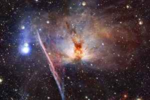 Outer Space Prints: Awesome of endless cosmos. Science fiction wallpaper