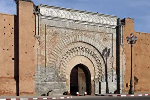 Bab Aguenaou, historic city gate in Marrakesh