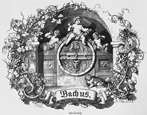 Bacchus wooden barrel in the Ratskeller in Bremen