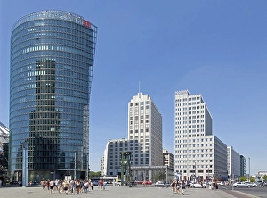 BahnTower, headquarters of Deutsche Bahn on the Potsdamer Platz