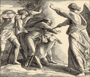 Balaam and the angel, Balaam's Donkey