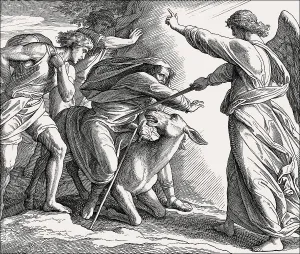 Balaam and the angel, Balaam's Donkey