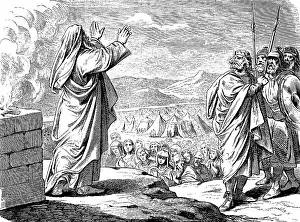 Balaam prophesies good over Israel and blesses him