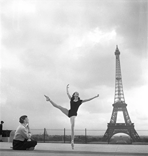 Ballerina in Paris 1952. Ellen Rasch