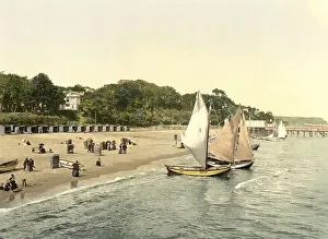 Baltic Sea beach in Heringsdorf