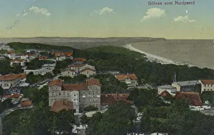 Baltic seaside resort of Goehren on the Moenchgut peninsula