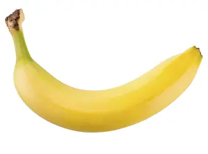 Banana isolated on white background