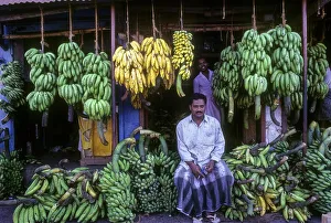 A banana plantain shop at Ernakulam Kochi cochin