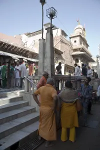 Banke bihari temple, mathura, uttar pradesh