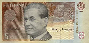 Banknote from Estonia, 5 kroon