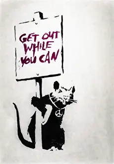 Banksy - Get Out While You Can