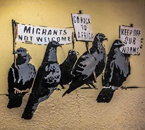 Banksy - Anti-Immigration Birds