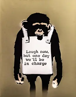 Banksy - Laugh Now, Rethinking Power Relations