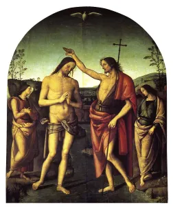 The Baptism of Jesus Christ, painting by Pietro Perugino