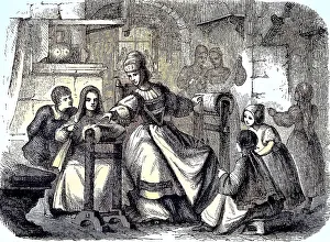 Barbara Uthmann, born around 1514 in Annaberg in the Ore Mountains in Germany
