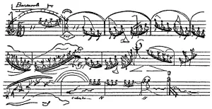 Barcarolle, a folk song sung by Venetian gondoliers