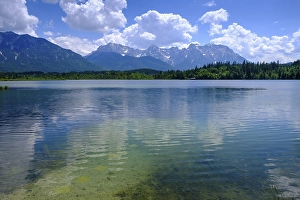 Barmsee, Karwendel mountains in the background