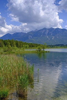 Barmsee, Karwendel mountains in the background