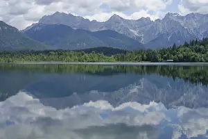 Barmsee near Krun, bathing