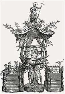 Baroque pulpit by Hendrik Frans Verbruggen