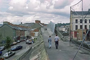 Barrier on the city wall, Upper Magazine Street