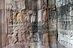 Bas relief in the East gallery