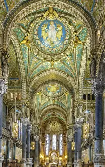 Basilica of Notre-Dame de Fourviere is a minor basilica in Lyon