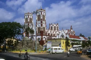 Basilica of the Sacred Heart of Jesus Christ in Puducherry Pondicherry