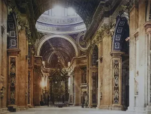 The Basilica of Saint Peter in the Vatican