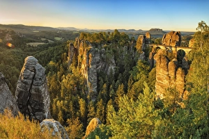 Category Mountain Landscapes Prints: Bastei Bridge, Bastei near Rathen
