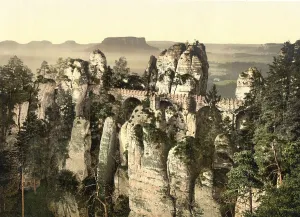The Bastion in the Elbe Sandstone Mountains
