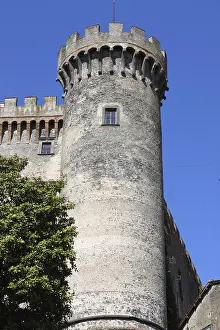 The bastion of Odescalchi Castle in Bracciano