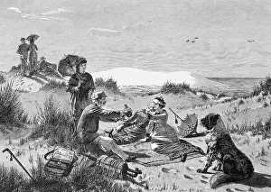 Bathers on the White Dune, Norderney