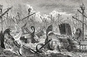 The Battle of the Aegates, Sicily on 10 March 241 BC