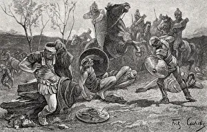 The Battle of Cannae on 2 August 216 BC