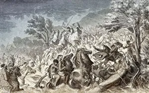The Battle of the Crimissus, between Carthaginian and Syracusan armies in 339 BC