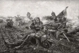 Battle of Dijon on 23rd January 1871