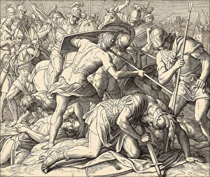 Battle of Gilboa, death of Saul