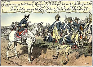 Battle of Hochkirch on 14 October 1758 in the Seven Years War